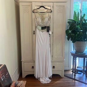 2 Piece Beaded Alyce Paris Homecoming Winter Formal Prom Dress, nwt, size 8